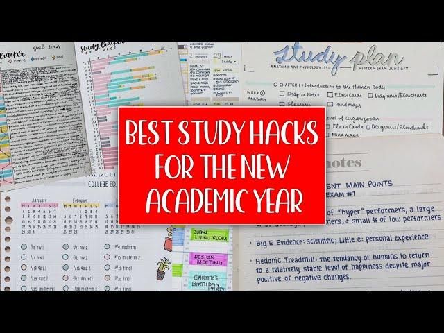 BEST STUDY HACKS for the New session