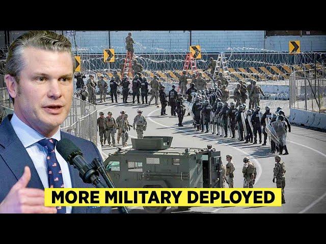 US Deploys Armoured Vehicles to MEXICO BORDER!