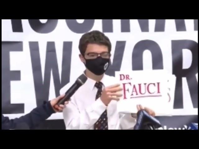 Super cringe Mr. Sandman as Dr. Fauci.