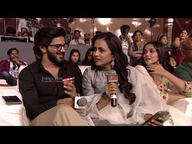 Suma Hilarious Fun With Dulquer Salmaan @ King Of Kotha Pre Release Event | TFPC