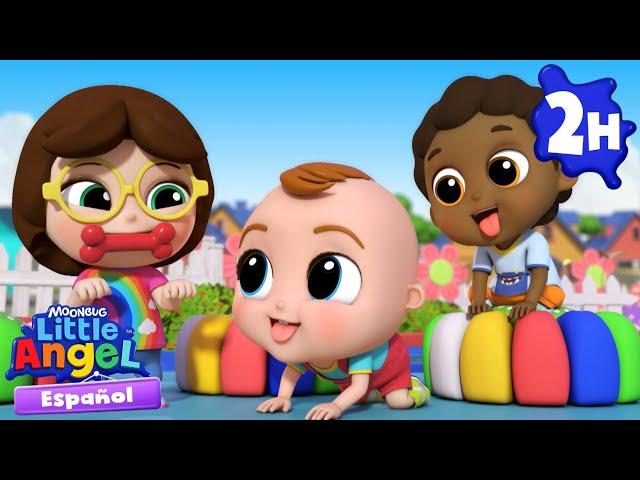 Bebé Juan hace sonidos de animal  | Canciones Infantiles con Bebé Juan| Little Angel Español