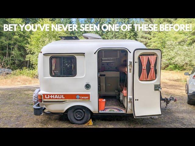 Walkthrough of a rare U-Haul CT-13 travel trailer