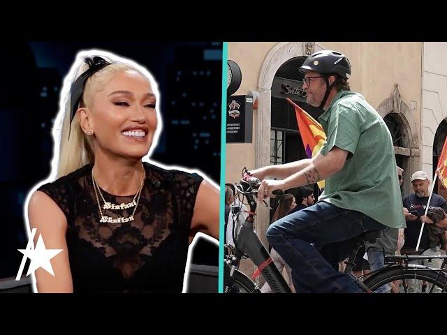 Gwen Stefani Pokes Fun At ‘Cute’ Pic From Blake Shelton’s FIRST Europe Trip