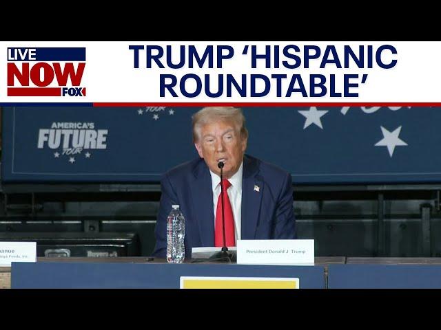 FULL: Trump joins Hispanic roundtable in battleground Nevada | LiveNOW from FOX