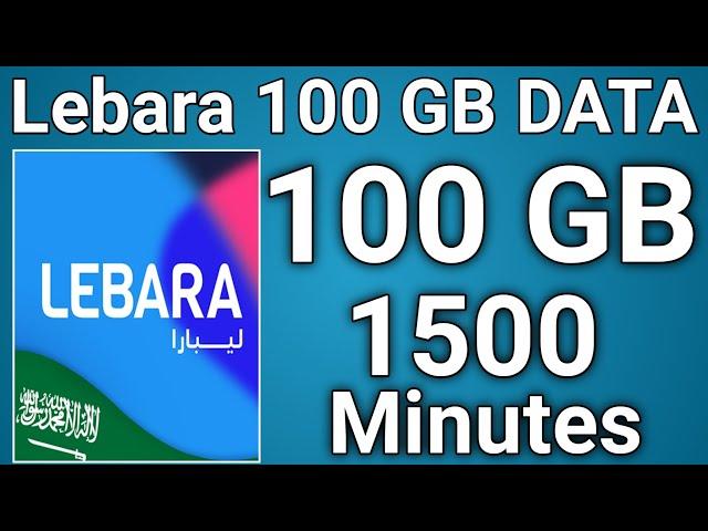 Lebara Sim 100 GB DATA Package Monthly |Lebara 100GB internet Monthly ?