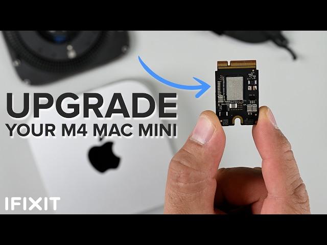 M4 Mac mini Teardown - UPGRADABLE Storage, Powerful, and TINY