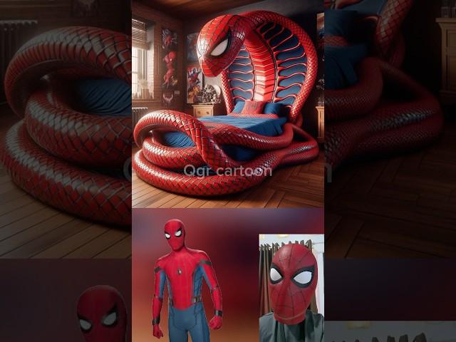 superheroes but cobra bed Marvel&DC-All Characters#marvel #avengers#shorts#robot#spiderman