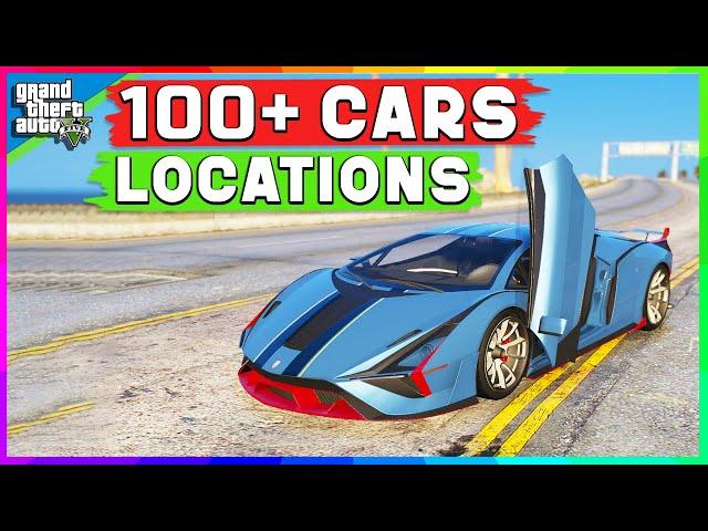 GTA 5 - 2024 EVERY RARE and SECRET CARS LOCATIONS