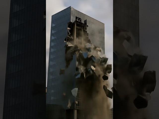 Massive Skyscraper Collapse Captured on Camera