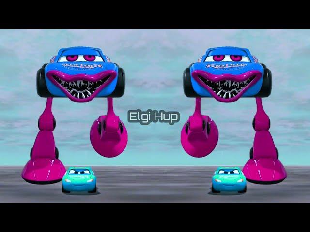 Lightning McQueen Monster Car Eater Compilation part 3 Coffin dance song cover