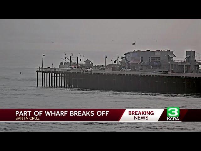 3 fall in ocean after part of Santa Cruz Wharf collapses