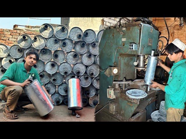 Manufacturing of Car Silencer With Metal Sheets| Car Exhaust Muffler Making Process