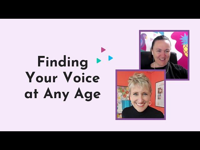 Age Out Loud: Finding Your Voice at Any Age with Ande Lyons