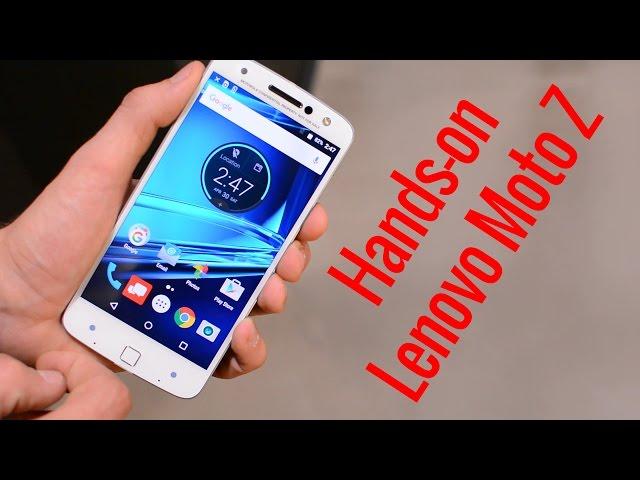 Moto Z by Lenovo - Hands-on