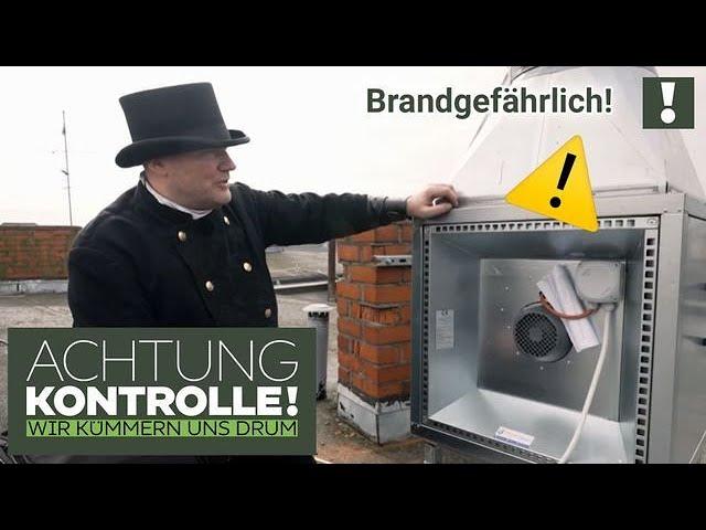 BRANDGEFAHR!  Lüftungsanlage ist VOLL mit Fett! | Achtung Kontrolle