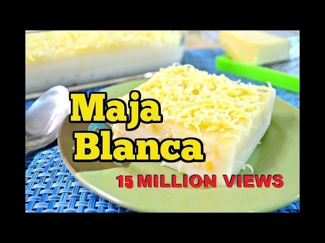 Maja Blanca Recipe (Filipino Coconut Pudding)