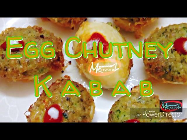 Egg Chutney Kabab/ Mutta Chutney Kabab - Mymoonz Kitchen