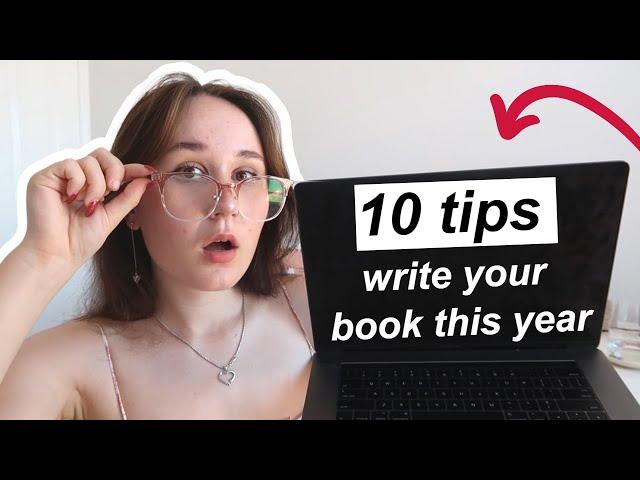 HOW TO WRITE A BOOK in 2024 ️ (10 *FOOLPROOF* TIPS) write your book easy (collab w/@SaraLubratt)