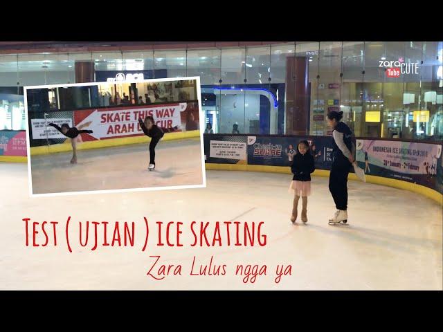 Zara Cute Ice Skating | Test pertama Zara Level Pre Alpha dan Alpha | Lulus ngga ya ?