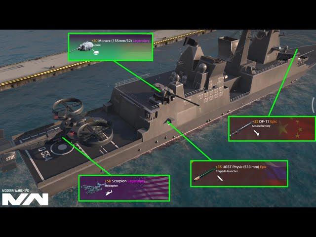 IT Caio Duilio with Triple Monarch Cannon! | Offline Farming | Modern Warships