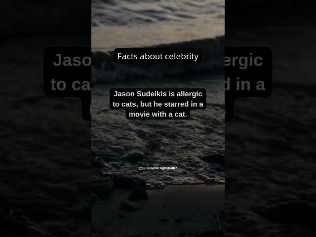 Facts about celebrity #facts #celebrity #shorts #jasonsudeikis