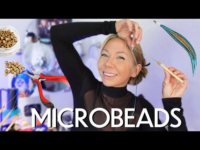 how to install hair feathers & tinsels using micro beads (hook & loop method) | 2024