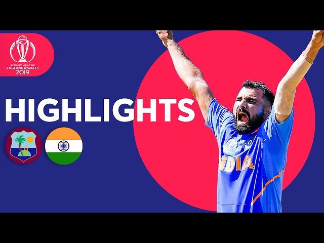 India March On With Easy Win | West Indies vs India - Match Highlights | ICC Cricket World Cup 2019