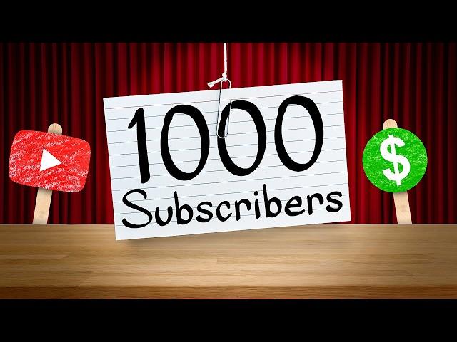 Small Channels: Follow This And You WILL Get 1000 Subscribers!