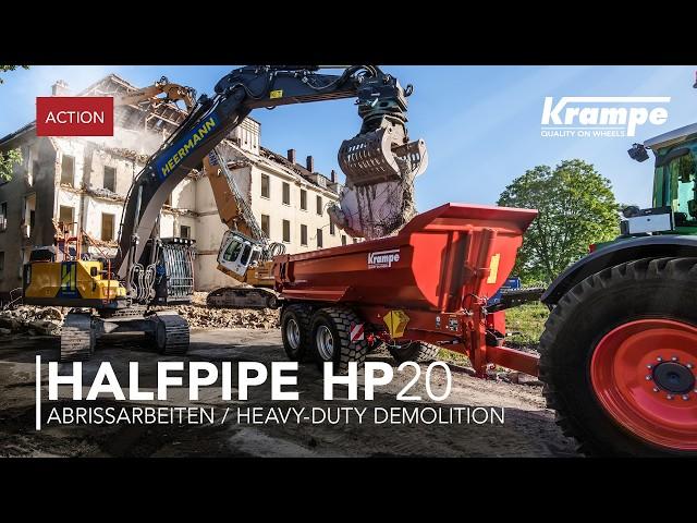 Krampe Halfpipe HP 20 – Abrissarbeiten in Rheine