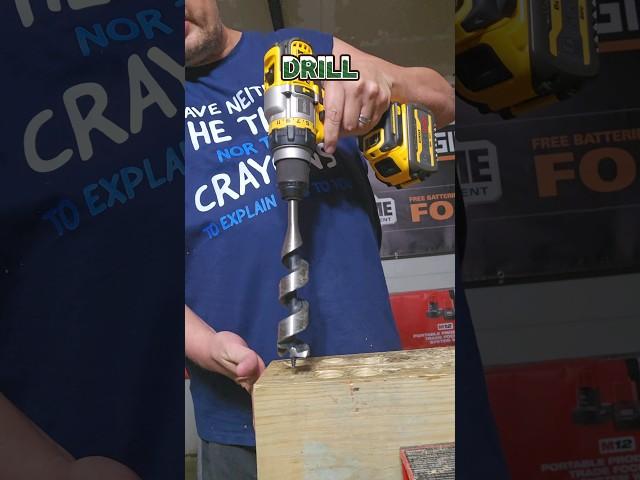 You're Afraid Of The Wrong Tool #dewalt #ridgid #drill #tooltestraw #PowerTools #DIY #howto #truth