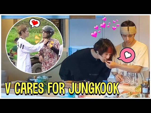 How BTS Taehyung Cares For Jungkook