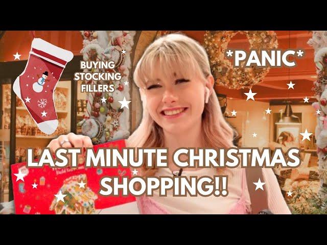 LAST MINUTE CHRISTMAS SHOPPING  + haul (buying stocking fillers for mum) || VLOGMAS DAY 21