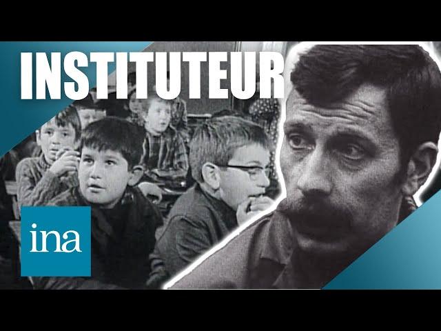 C'était comment d'être instituteur en 1970 ? ‍ | INA Société