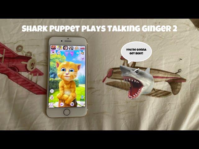 SB Movie: Shark Puppet plays Talking Ginger 2!