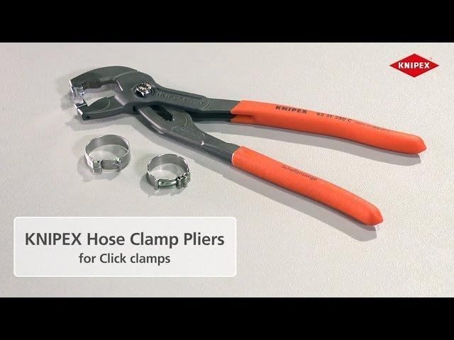 KNIPEX Hose Clamp Pliers for Click clamps (85 51 250 C)
