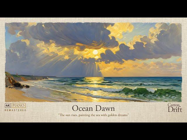 Ocean Dawn Remastered 4K | A Majestic Sunrise Over the Waves | Morning Music