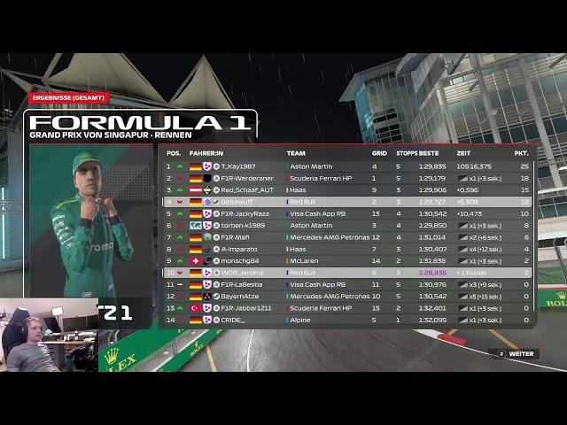 DAS 7. RENNEN IN Singapur DER F1-REVOLUTION | 100% Rennlänge | 100% Simulation | | FANATEC