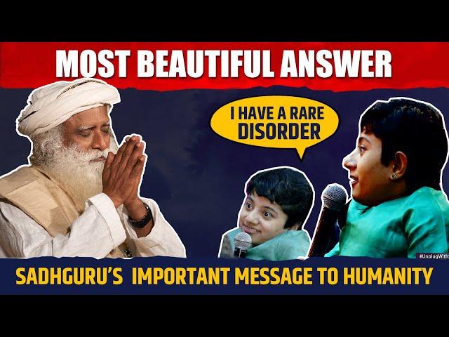 Sadhguru's BEAUTIFUL ANSWER To A Question On Differently Abled | Sadhguru