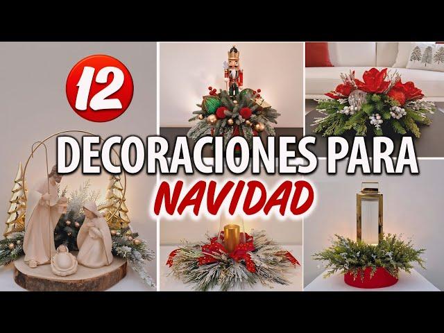 12 ARREGLOS NAVIDEÑOS ELEGANTES 2024 (DIY) HAZLO TU MISMO