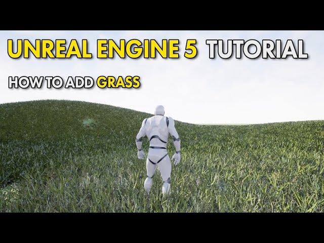 Unreal Engine 5 UE5 Free Tutorial - The Easiest Grass Tutorial You Will Ever Have