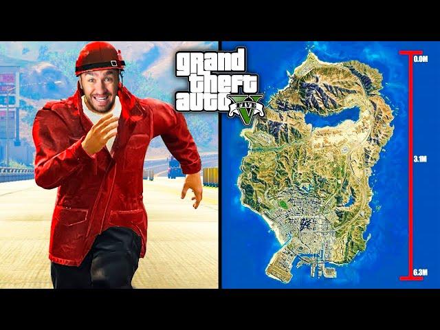 КТО ПЕРВЫЙ ПРОБЕЖИТ ЧЕРЕЗ ВСЮ КАРТУ в GTA V ЧЕЛЛЕНДЖ!