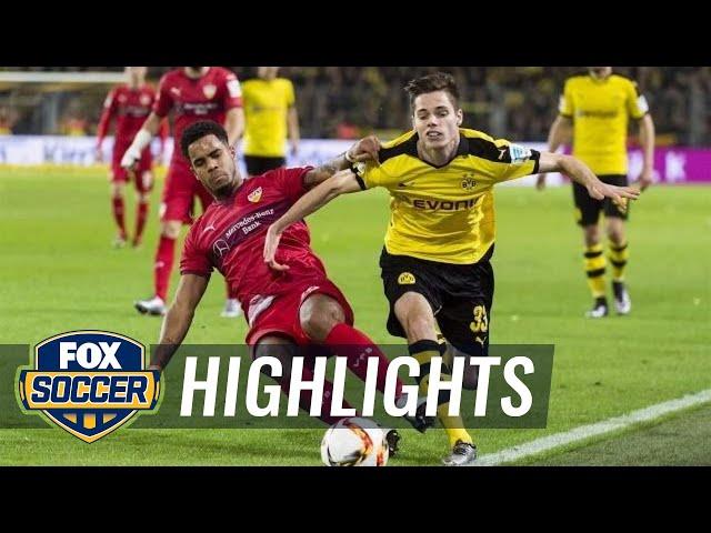Borussia Dortmund vs. VfB Stuttgart | 2015–16 Bundesliga Highlights
