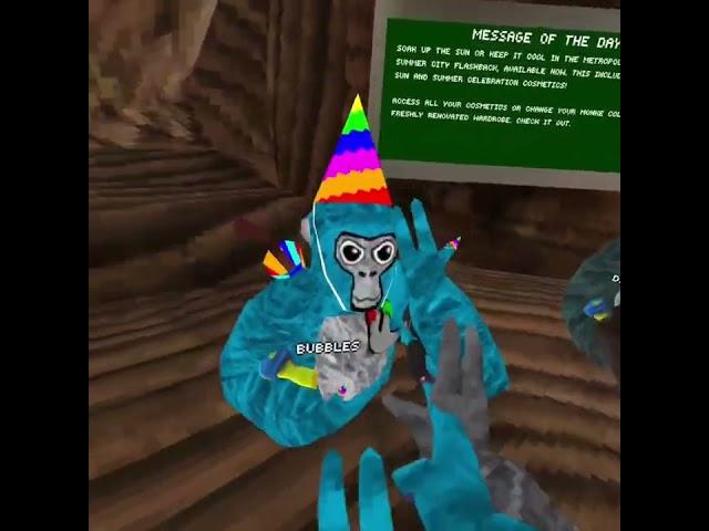 I met bubbles VR