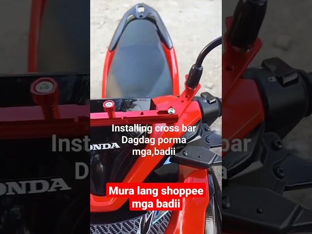 #installing#crossbar#mga#badii
