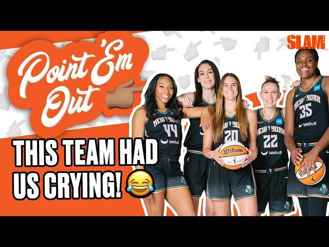 WHO CAN SING LIKE BEYONCÉ??? The New York Liberty HAD US CRYING!  | Point 'Em Out