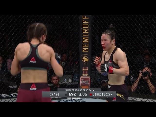 #UFC275 Pelea Gratis: Zhang vs Jedrzejczyk