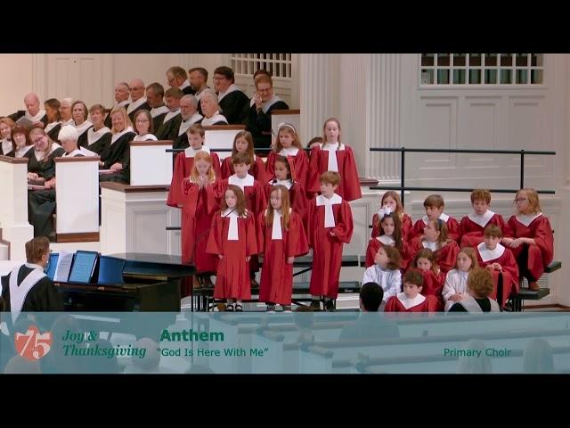 God Is Here With Me | Trinity Primary Choir