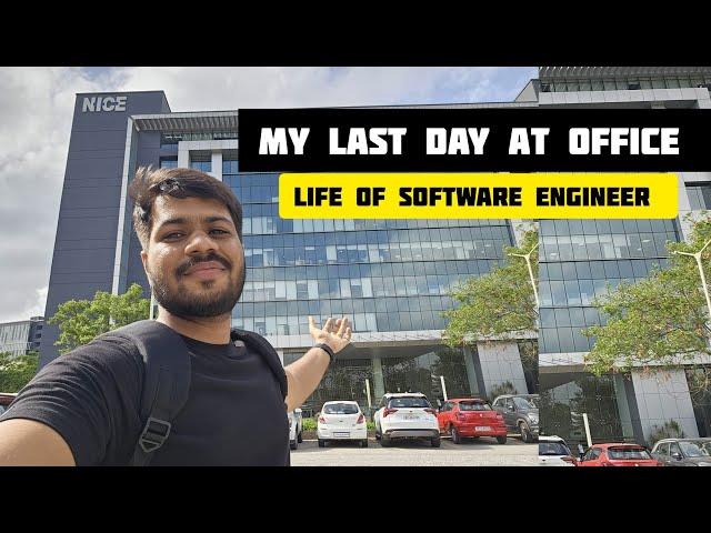 My Last Day At NICE Office  Good-Bye NICE  Job Change In Recession Pune IT Company Life ️