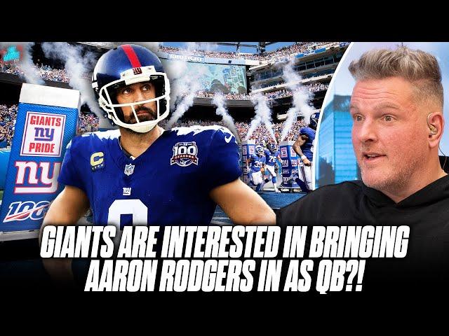 How Real Could Aaron Rodgers To The Giants Be In 2025? | Pat McAfee Reacts