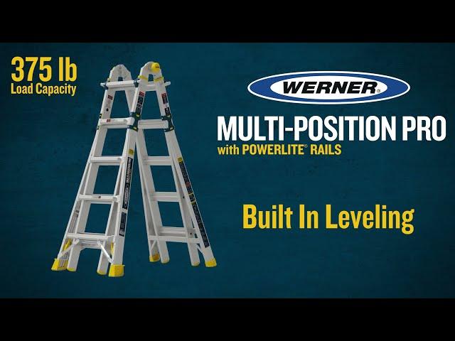 Werner Ladder - Multi-Position Pro with Levelling - Overview